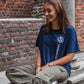 Unisex Navy Blue T-shirt monochromatic print | Unite